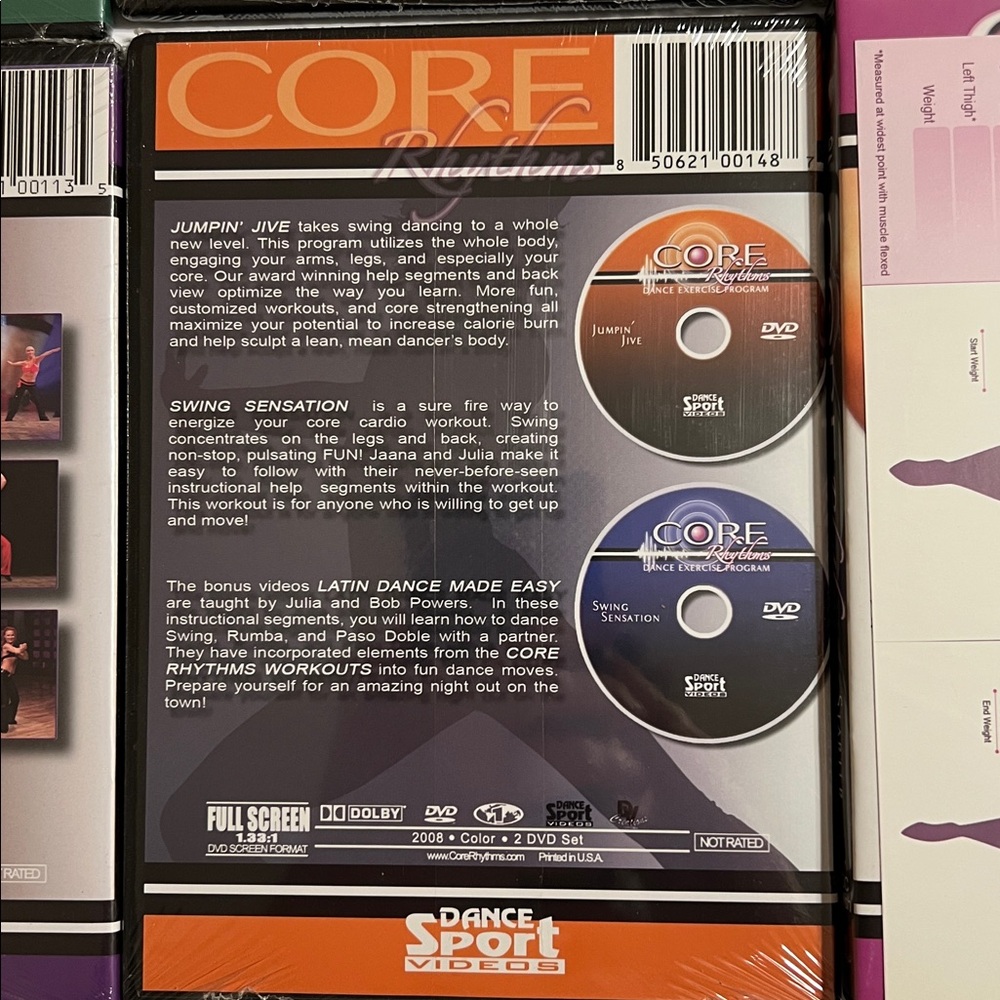 Core Rhythms Dance Exercise Program DVD Set. Fitness Program. - Picture 13 of 14